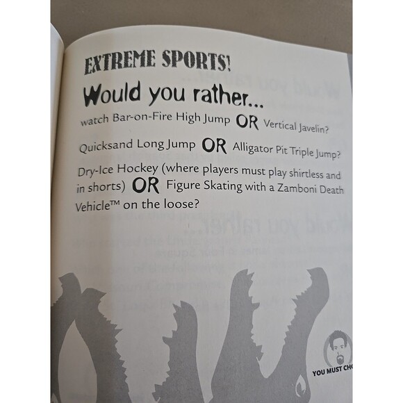 Would You Rather Supremely Strange Book Question Game Fun Gift #14 A17-1904 - Picture 10 of 10